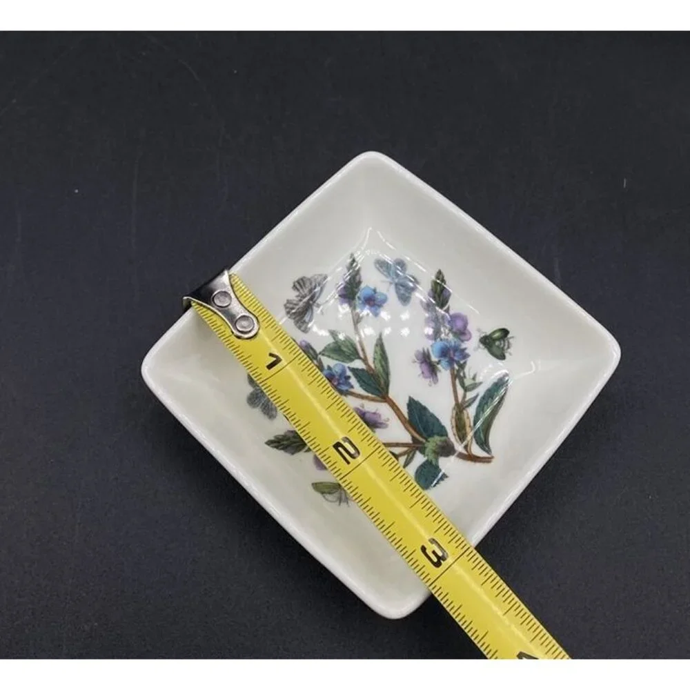 Portmeirion Botanic Garden Mini 3” X 3” Square Dish BG76011-XS NEW